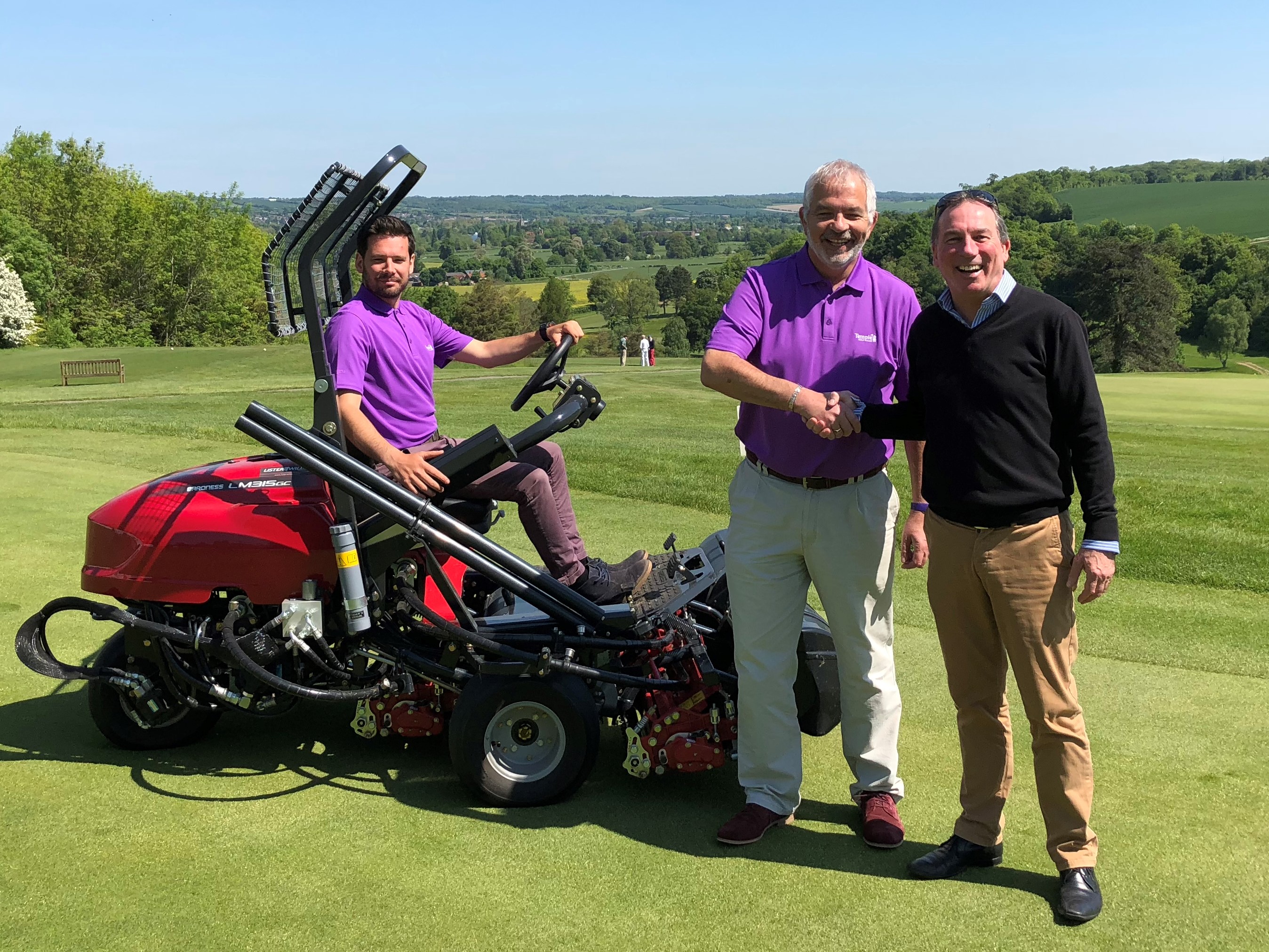 Temple Golf Club finance a LM315 Greens Mower with Tech5. – Tech5
